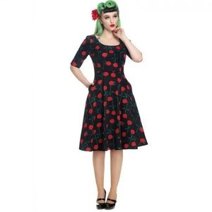 Collectif Amber Rose Stem Swing Dress